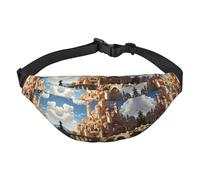 Anime Castle Sky Sac banane de voyage tendance, adapté pour le sport, la course à pied, le cyclisme, les voyages, la pêche, grand sac banane pour garçons