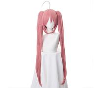 Anime cette fois où je me suis réincarné en tant que Slime Milim Nava cosplay perruque femmes rose longues queues de cheval cheveux perruque costumes XXL perruque