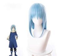 Anime cette fois où je me suis réincarné en tant que Slime Rimuru Costume Cosplay perruque cheveux + casquette de perruque gratuite
