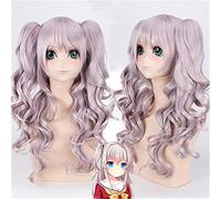 Anime Charlotte Tomori Nao Cosplay perruque longue bouclée pour les femmes cheveux synthétiques résistants à la chaleur avec puce queue de cheval perruques de Costume de fête