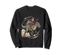 Animé, Chat, samouraï, drôle, Cheval, Dinosaure, spinosaure Sweatshirt