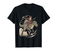 Animé, Chat, samouraï, drôle, Cheval, Dinosaure, spinosaure T-Shirt
