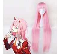 Anime chérie dans le FRANXX Cosplay perruques zéro deux Cosplay perruque résistant à la chaleur synthétique perruque cheveux Halloween carnaval fête femmes
