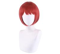 Anime Chise Hatori Perruque de cosplay Mahoutsukai no Yome courte rouge pour femme La mariée du Magus antique Cheveux en fibre résistante à la chaleur