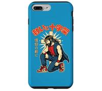 Anime Chrétien Jésus Japonais Manga Salvation & Croix Bleu Coque pour iPhone 7 Plus/8 Plus
