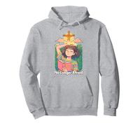 Anime chrétien - No Longer Afraid Kawaii Bible Jésus Croix Sweat à Capuche