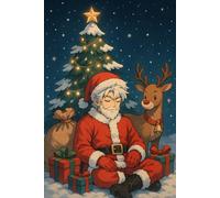 Anime Christmas Notebook | Cute Manga Santa & Cozy Holiday Tree Journal | Kawaii Winter Writing Book for Kids, Teens & Anime Fans: Festive Japanese ... Recipes, Journaling & Christmas Memories