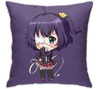 Anime Chuunibyou Demo Koi Ga Shitai Chibi Rikka Takanashi Oreiller Carré Cowers Cases Maison Chambre Décoration Intérieure 18'' X 18
