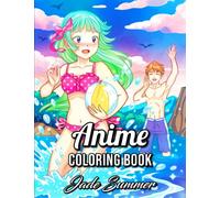 Anime Coloring Book: For Adults with Fun, Easy, and Relaxing Designs