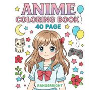 Anime Coloring Book: Relaxing Fun for All Ages: Relax, Color, and Bring Your Favorite Characters to Life