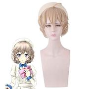 Anime comique inventé perruques d'inférence Kotoko Iwanaga perruque de Cosplay courte perruque de cheveux synthétiques résistante à la chaleur bouclée + casquette de perruque PL-239