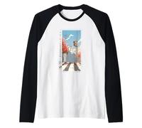 Anime coréen Retro Vibes Vaporwave en esthétique K-Pop Manche Raglan