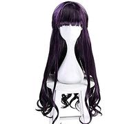 Anime Coser Wig Anime Cardcaptor Sakura Cosplay Perruque Tomoyo Daidouji Cosplay Perruque de Cheveux résistant à la Chaleur Perruque synthétique Halloween fête Femmes Perruques