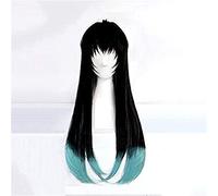 Anime Coser Wig Anime Demon Slayer Kimetsu No Yaiba Cosplay Perruques Tokitou Muichirou Cosplay Perruque Synthétique Perruque Synthétique Coiffure Blade de Perruque Démon Halloween ( Color : Wig )