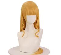 Anime Coser Wig Anime Jeu Cosplay LoveLive! Superstar !!Perruque, perruque Heanna Sumire, femme orange avec une frange cheveux longs raides avec bonnet de perruque gratuit, for Halloween, fête, carnav
