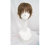 Anime Coser Wig Cosplay Carte de perruque Captor Sakura Shinomoto Akiho Brown Curly Cosplay Party Fashion Anime Costume Human Perruques Synthétique Cheveux Synthétiques Fibre résistante à la chaleur
