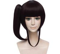 Anime Coser Wig Demon Demon Slayer: KIMETSU No Yaiba Tsuyuri Kanawo Noir Femme de style long Cosplay Partie de cosplay Fête Anime Costume Humain Plein Perruques Synthétique Cheveux Synthétiques Résist