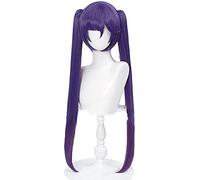 Anime Coser Wig Genshin Impact Cosplay Perruques de Cosplay SUCROSE GRADIENT GREEN 85CM LONG DROITE RESISTANT HEURS SYNTHETIC HEILS HAPS HALLOWERN Carnaval Party + Perruque Cap ( Pattern : Mona )