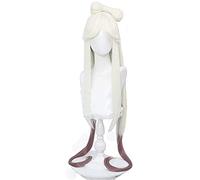 Anime Coser Wig Genshin Impact Cosplay Perruques de Cosplay SUCROSE GRADIENT GREEN 85CM LONG DROITE RESISTANT HEURS SYNTHETIC HEILS HAPS HALLOWERN Carnaval Party + Perruque Cap ( Pattern : Ningguang )