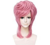 Anime Coser Wig Jojo' s Bizarre Adventure Trish Una Femme de style Rose Cosplay Fête de la fête Anime Costume humain Plein Perruques Synthétique Cheveux Synthétiques Fibre résistante à la chaleur