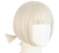 Anime Coser Wig Perruque de cosplay de jeu d'anime for Genshin Impact Sayu, perruque d'habillage de fête de modelage de cheveux gris argentés for femmes, cheveux synthétiques résistants à la chaleur +