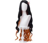 Anime Coser Wig Perruque de déguisement Lolita Anime Cosplay, for perruque Demon Slayer, perruques de cheveux longs et courts for femmes avec bonnet de perruque, for Halloween, fête, carnaval, vie noc