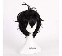Anime Coser Wig Persona 5 P5 Amamiya Ren Wigs Hero Kurusu Akira Perruque courte Perruque de cheveux synthétiques résistant à la chaleur+perruque