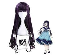 Anime Coser Wig Rtitur Cardcaptor Sakura Daaidouji Tomoyo Longue Perruque Courry Cosplay Costume Captor Captor Femmes Résistant à la Chaleur Synthétique Cheveux Party Perruques