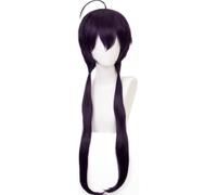 Anime Cosplay Izumi Kyouka Perruque, Femmes Violet Double Queue Tresse Cheveux Longs Pour Halloween, Fête, Carnaval, Vie Nocturne, Concerts, Mariages