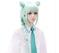 Anime Cosplay Perruque Jeu Arknights Vérité Cosplay Perruque légère Cyan Horsetail Cheveux Halloween Fête Cosplay Fille Fibre Synthreitc Perruque