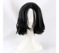 Anime Cosplay Perruque Noir Cheveux Courts Ondulés Perruque Jolis Hommes Naturel Pleine Perruques