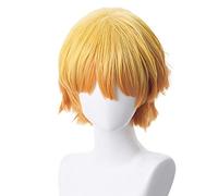 Anime Cosplay Pour Fête D'halloween Carnaval Vie Nocturne Concerts Mariages Perruque (Agatsuma Zenitsu)