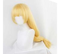 Anime Cosplay Wig,Fire Emblem Three Houses Ingrid Wig,Yellow Long Braid Wig,with Free Wig Cap,for Christmas Carnival Party Halloween Cosplay Wig OneSize AS Show
