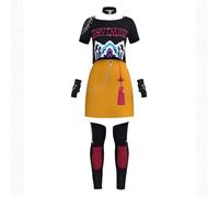 Anime Costume Rumi Zoey Mira Cosplay Costume for Girls, Demon Singers Rumi Zoey Stage Role Play Performance Outfits Dress Up for Halloween B01 140