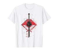 Anime Cyberpunk Samurai en esthétique grunge rétro japonais T-Shirt
