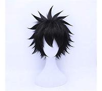 Anime Dabi perruque Cosplay Costume Boku pas de héros académique court noir cheveux synthétiques Halloween fête perruques