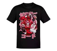 Anime Darling in The Franxx All Characters T Shirt Size S - 5XL Gift for Friends Black XL