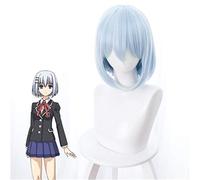 Anime Date a Live Tobiichi Origami Cosplay perruque courte droite résistant à la chaleur cheveux synthétiques Halloween carnaval Costume perruques KUZ394