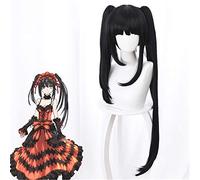Anime DATE un cauchemar en direct Tokisaki Kurumi longue perruque Cosplay Costume femmes cheveux synthétiques Halloween fête jeu de rôle perruques