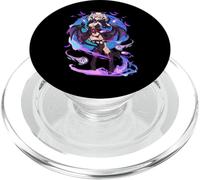 Anime Demon Girl Japanese Aesthetic Waifu Kawaii Otaku Art PopSockets PopGrip pour MagSafe