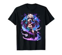 Anime Demon Girl Japanese Aesthetic Waifu Kawaii Otaku Art T-Shirt