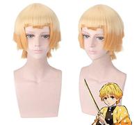 Anime Demon Slayer Kamado Nezuko perruque cosplay Kimetsu no Yaiba 100cm ondulé noir orange cheveux Halloween Cosplay perruques + bonnet de perruque perruque taille unique No.179