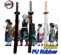 Anime démon Slayer Katana épée 1:1 Cosplay Prpps modèles originaux Kochou Shinobu Mitsuri sécurité en caoutchouc épée Gif jouet 72 cm Rengoku Kyoujurou B