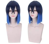 Anime Demon Slayer: Kimetsu no Yaiba cosplay Hashibira Inosuke perruque fête d'halloween cheveux synthétiques + casquette de perruque perruque Inosuke perruque taille unique n ° 593