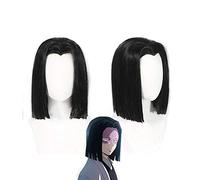 Anime démon Slayer Kimetsu No Yaiba Ubuyashiki Kagaya Cosplay perruque Halloween noir résistant à la chaleur synthétique cheveux perruque + perruque casquette TCY-220