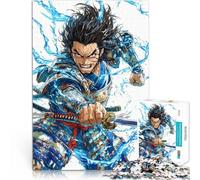 Anime des Trois Royaumes Puzzles pour Adolescents 1000 pièces Compétition de Vitesse Manuelle Jeu de défi Unique 38x26cm