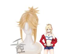 Anime destin Grand ordre Mordred queue de cheval perruque Cosplay Costume destin/apocryphe résistant à la chaleur cheveux synthétiques femmes perruques
