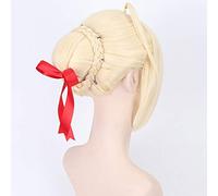 Anime destin rester nuit cosplay perruque cheveux sabre perruque destin Grand ordre Gloden synthétique Halloween fête Cosplay perruques + bonnet de perruque taille unique PL-013-2