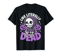 Anime d'halloween : Grim Reaper Brush Like Literally Dead Boys T-Shirt
