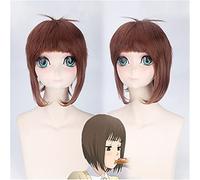 Anime Dire "Je T'Aime" Tachibana Mei Cosplay Perruques Haute Température Fibre Synthétique Cheveux Brun Cheveux Courts Perruque